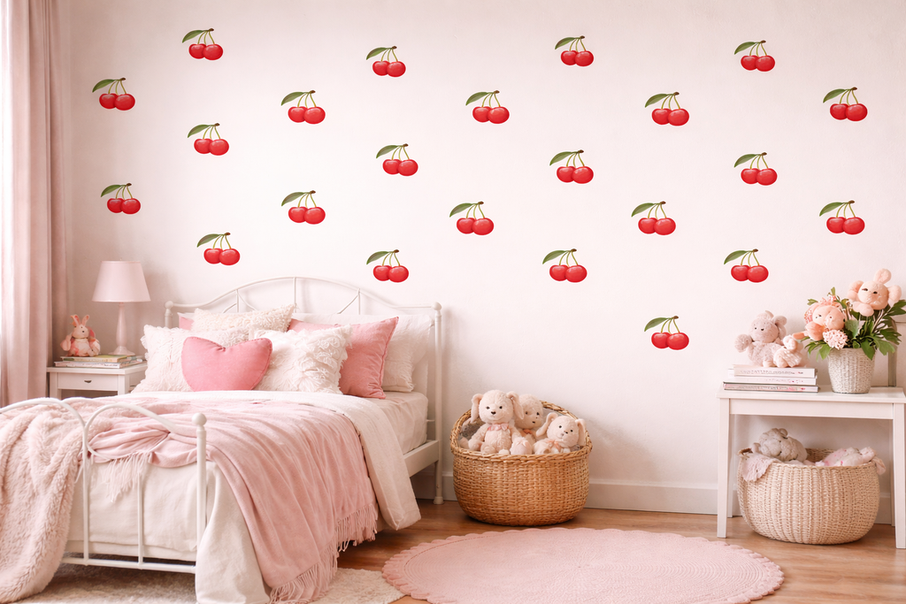 Cute Cherry Wall Decal