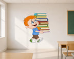 Smart Boy with Books