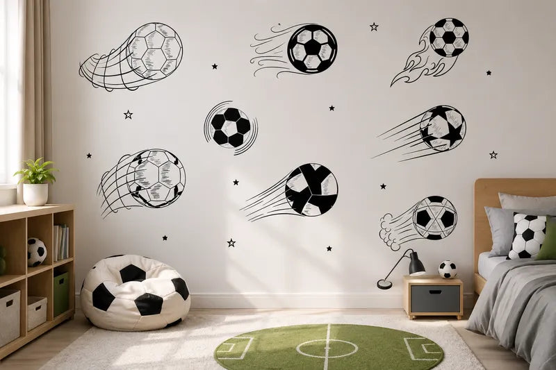 Soccer Ball Wall Decals