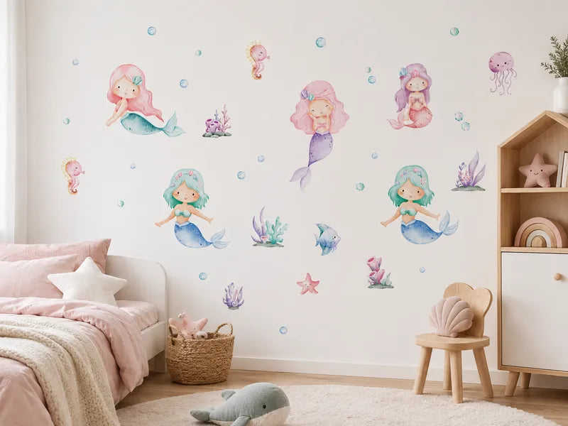 Mermaid Wall Decals