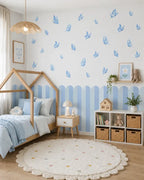 Blue Butterfly  Wall Decals