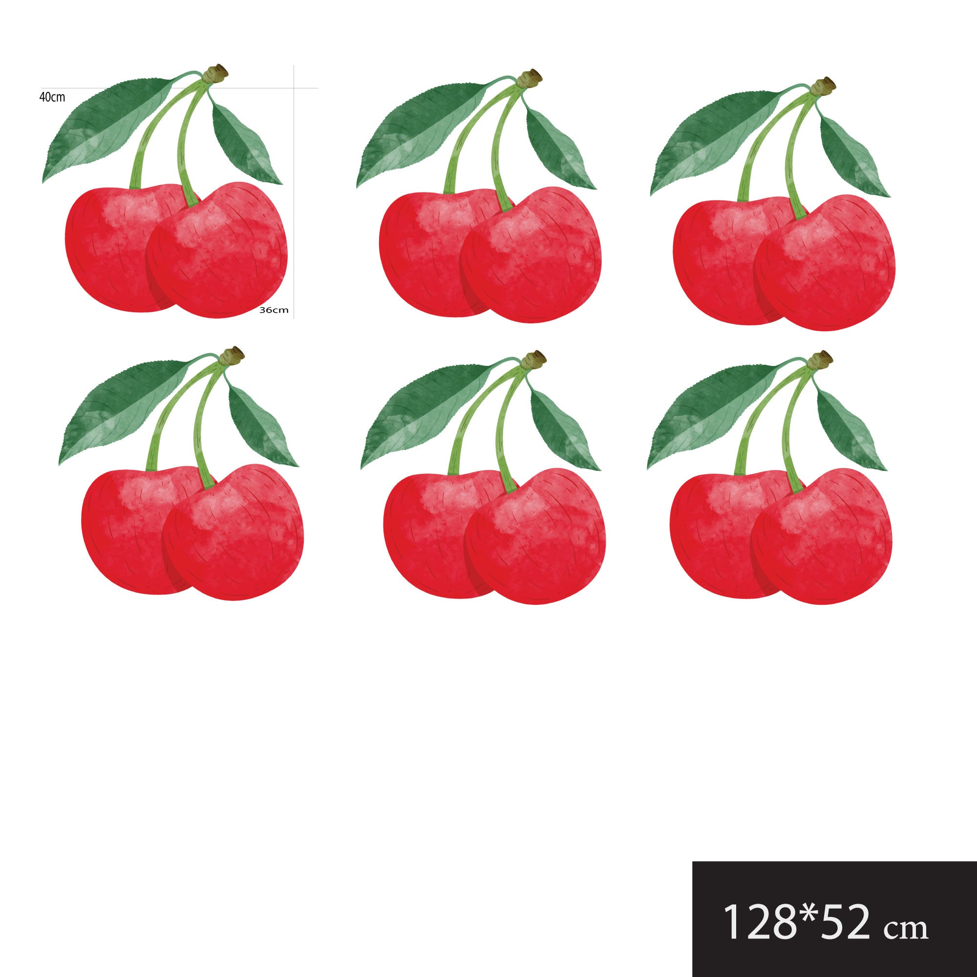 Cute Cherry Wall Decal