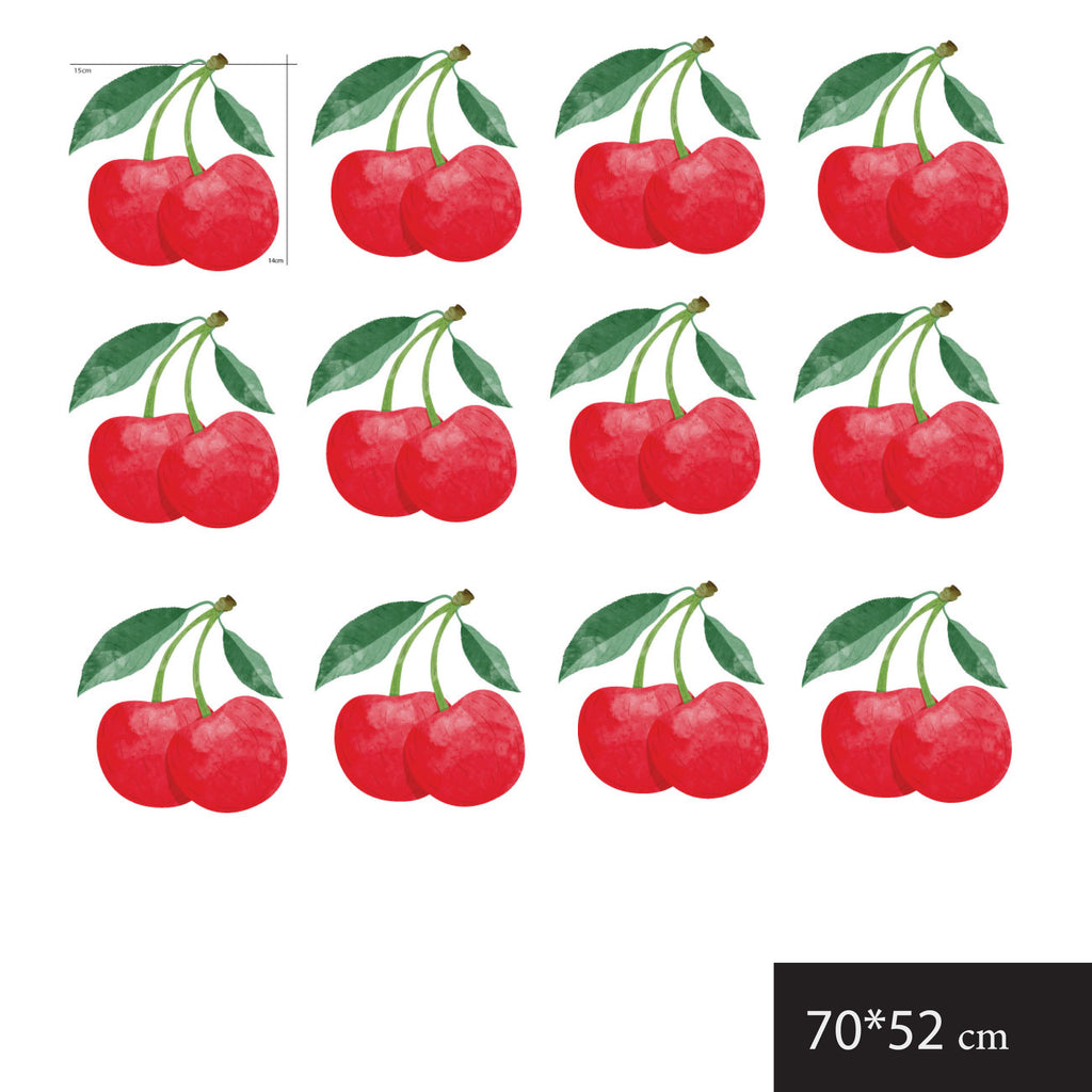Cute Cherry Wall Decal
