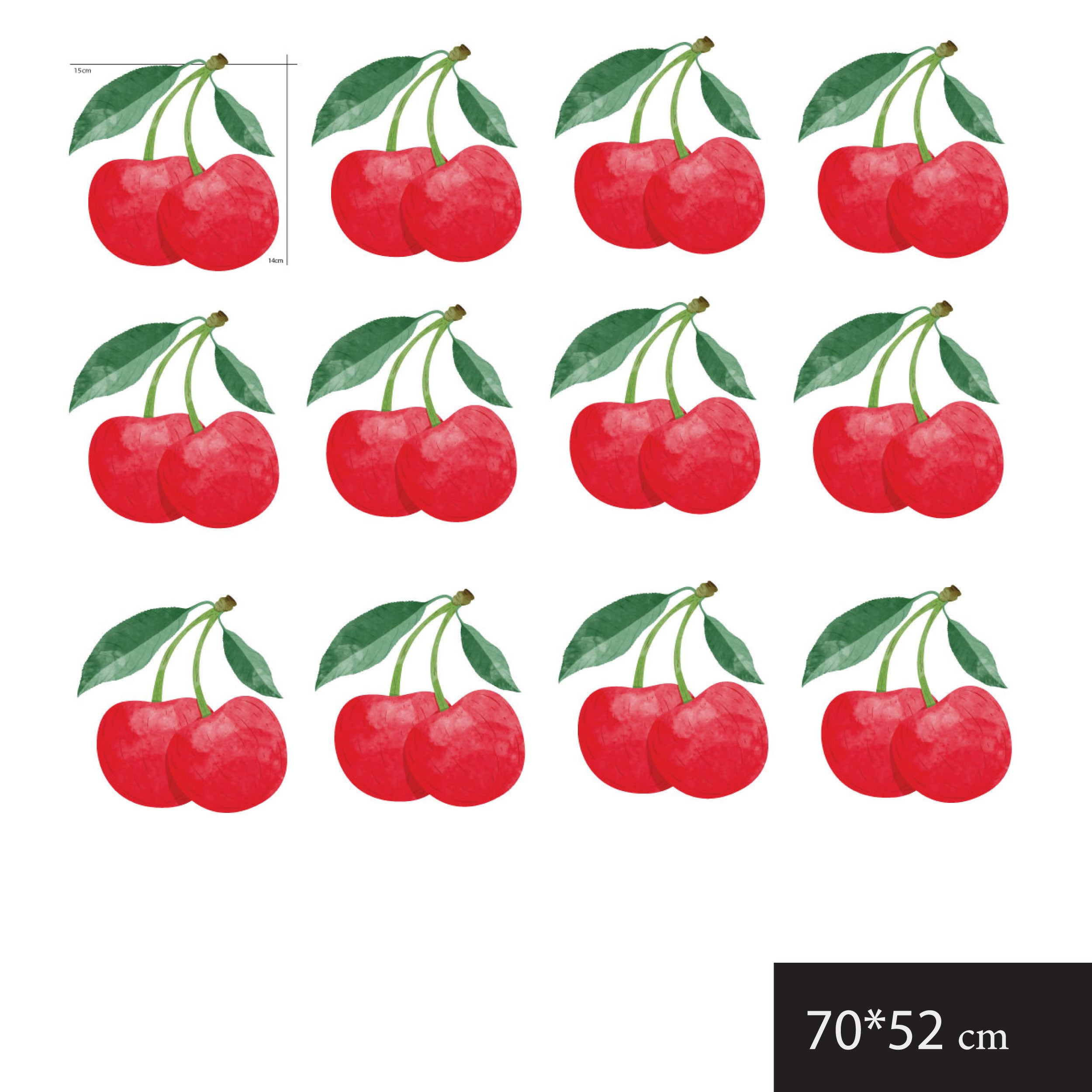 Cute Cherry Wall Decal