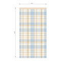 Plaid Wall Panels + Hot Air Balloon Wall Decals