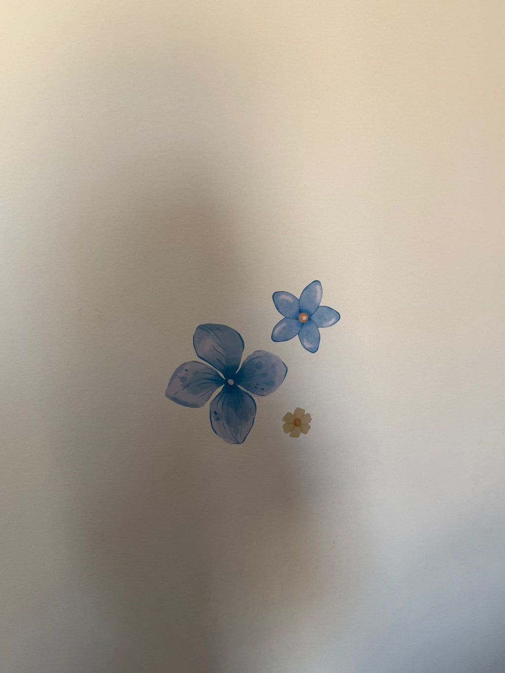 Blue Flower Wall Decal