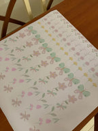 Pink Butterfly Flower Wall Decals