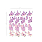 purple Butterfly  Wall Decals