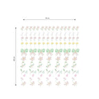 Pink Butterfly Flower Wall Decals