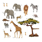African Animals Wall Stickers