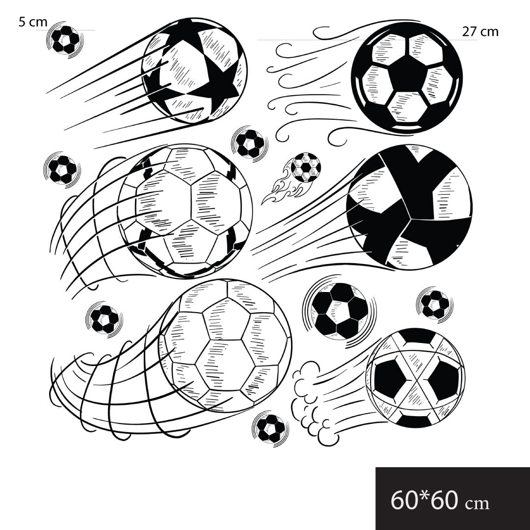 Soccer Ball Wall Decals