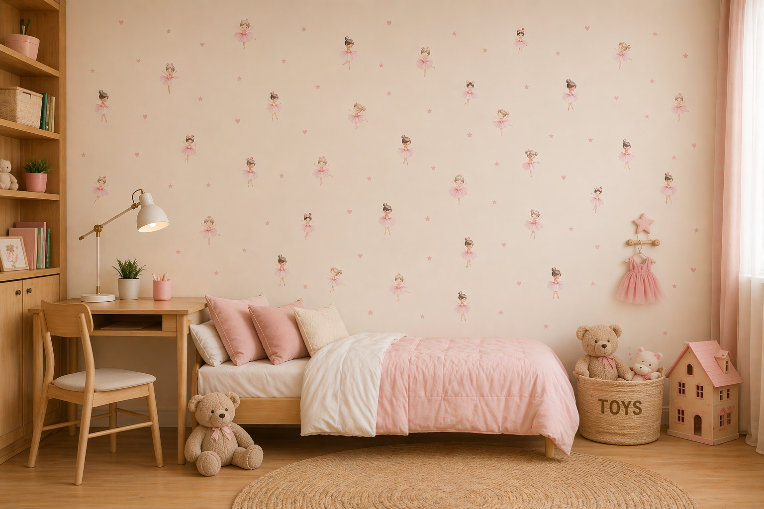 Ballet Girl Wall Decal