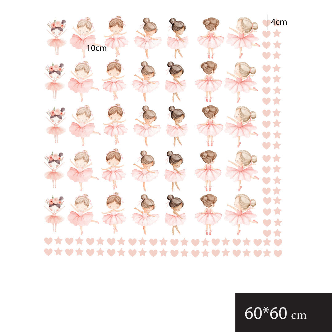 Ballet Girl Wall Decal