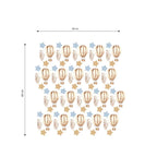 Plaid Wall Panels + Hot Air Balloon Wall Decals
