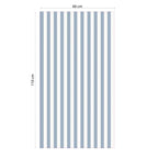 Striped Wall Decal-blue