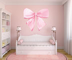 Pink Bow Wall Decal for Girls Room