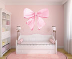 Pink Bow Wall Decal for Girls Room
