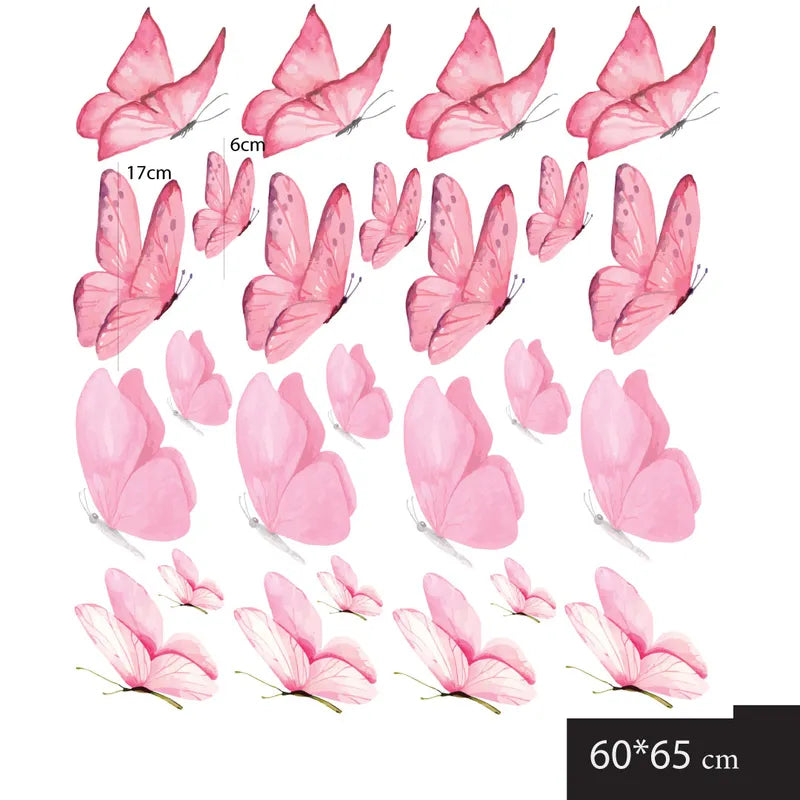 3D Butterfly Wall Stickers