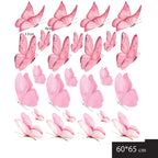 3D Butterfly Wall Stickers