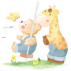 Cute Animals on a Swing