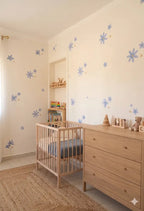 Blue Flower Wall Decal