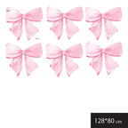 Pink Bow Wall Decal for Girls Room