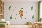 Monkey Wall Decal for Kids Room