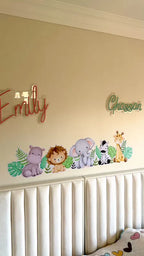 Safari Animals Wall Decal Set