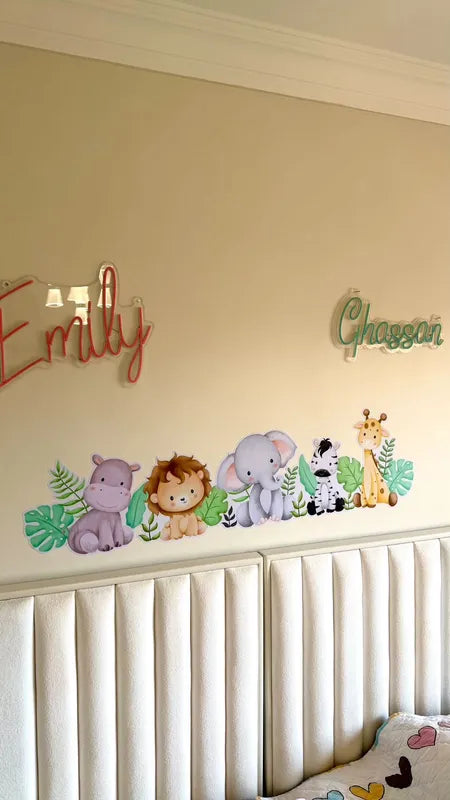 Safari Animals Wall Decal Set