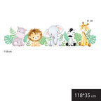 Safari Animals Wall Decal Set