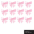 Pink Bow Wall Decal for Girls Room