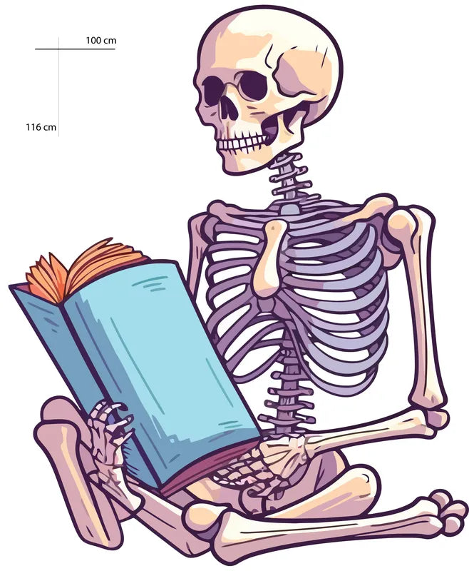 Funny Skeleton Reading