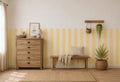 Yellow Curly Stripe Sticker